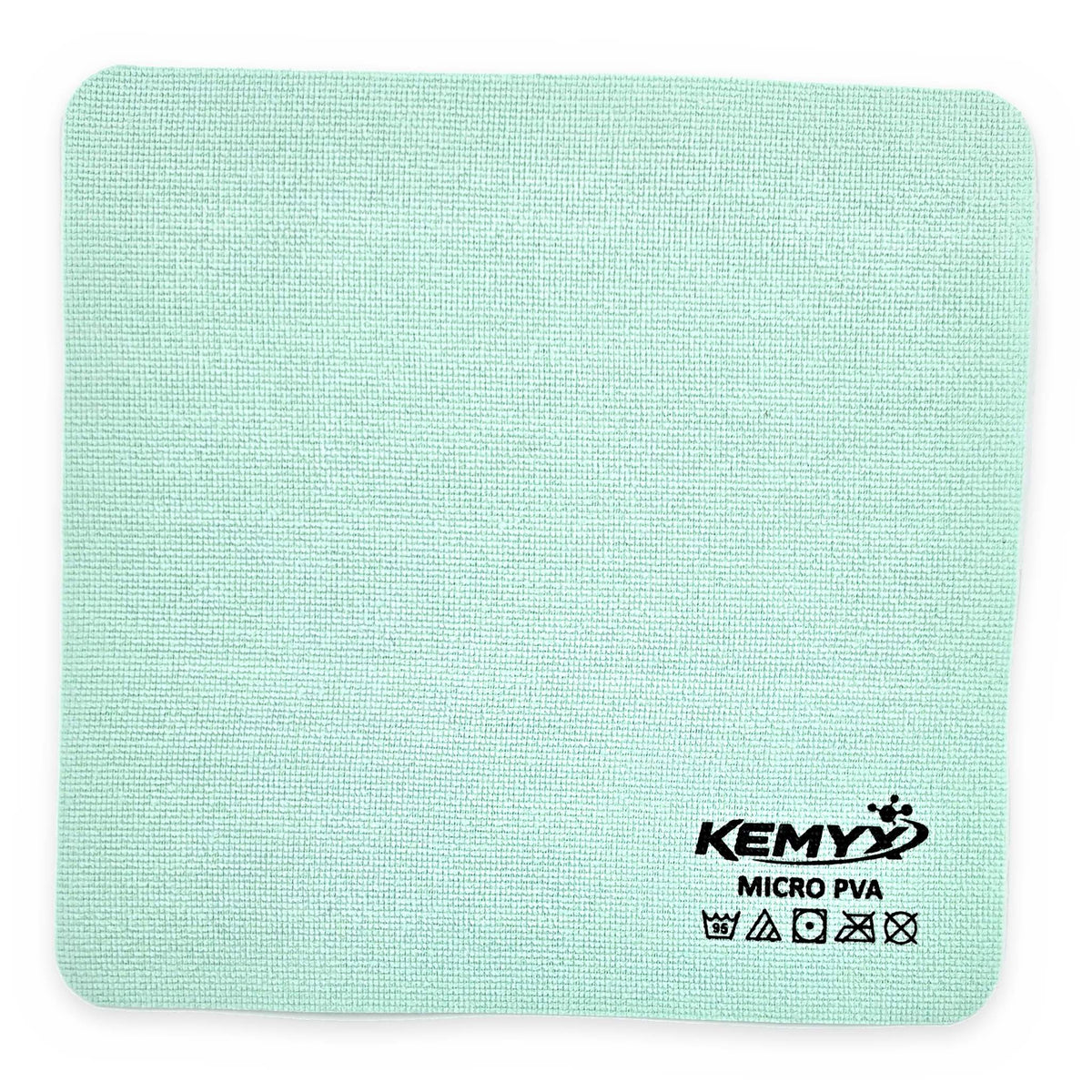 Chiffon microfibre PVA Kemyx vert sur un comptoir de cuisine